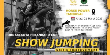 PORDASI Kota Pekanbaru : Show Jumping Kebutuhan Para Atlet Berkuda