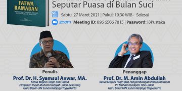 WEBINAR Peluncuran Buku FATWA RAMADHAN Jawaban atas Sejumlah Masalah Seputar Puasa di Bulan Suci