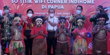 Telkom Siap Sambut PON XX, Sebar 50 Titik Wifi.id Corner IndiHome di Papua
