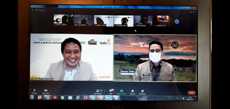 Bang Mentri Sandi : Kolaborasi Kemenparekraf dan LAZISMU Harus Direalisasikan, Agar UMKM Kembali Menjadi Tulang Punggung Indonesia