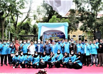 Muhammad Nasir Resmi Pimpin PK KNPI Kecamatan Bina Widya