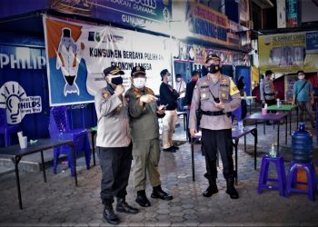 Polresta Pekanbaru Gelar Operasi Yustisi Gabungan Penegakan Protokol Kesehatan Lebih Ekstra