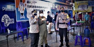 Polresta Pekanbaru Gelar Operasi Yustisi Gabungan Penegakan Protokol Kesehatan Lebih Ekstra