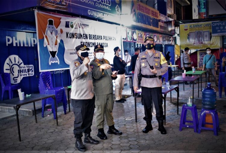 Polresta Pekanbaru Gelar Operasi Yustisi Gabungan Penegakan Protokol Kesehatan Lebih Ekstra