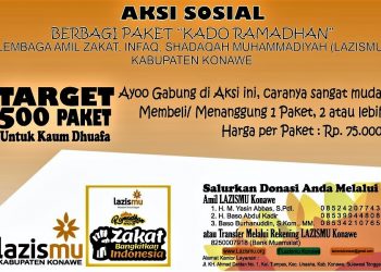 LAZISMU Konawe Target 500 Paket Kado Ramadhan Tahun ini untuk Kaum Dhuafa