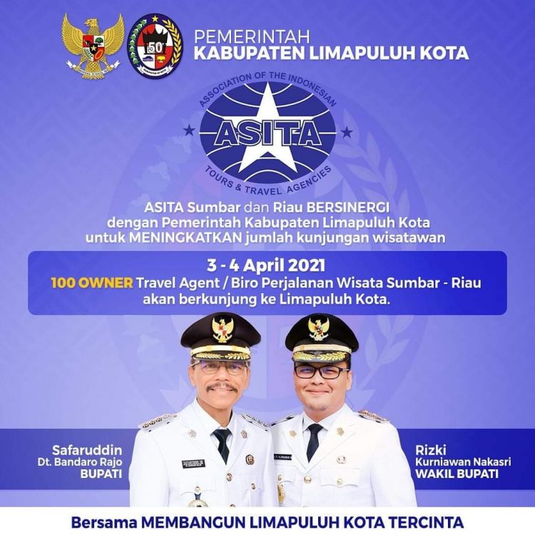 Wakil Bupati Lima Puluh Kota Berharap Wisatawan Bermalam di Kabupaten Lima Puluh Kota