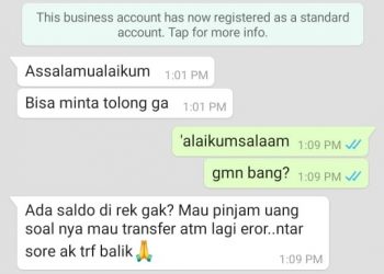 Waspada WhatsApp Anda, Jangan Kasih Kode Verifikasi 6 Angka