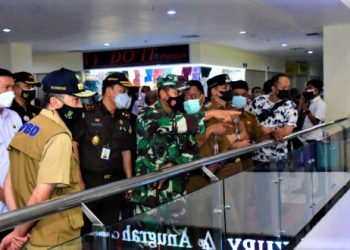 Danrem 031/Wira Bima, Bersama Forkopinda Riau Tinjau Pusat Keramaian di Pekanbaru