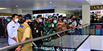 Danrem 031/Wira Bima, Bersama Forkopinda Riau Tinjau Pusat Keramaian di Pekanbaru