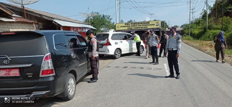 Cegah Pemudik, POLDA RIAU Siapkan 58 Pos Pengamanan dan Penyekatan