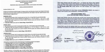 Tahun 1442/2021 Muhammadiyah dan NU Idul Fitri sama 13 Mei 2021