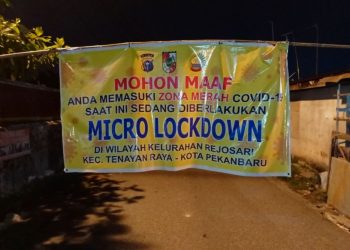 26 Kelurahan di Pekanbaru Masih Zona Merah dan 18 Oranye