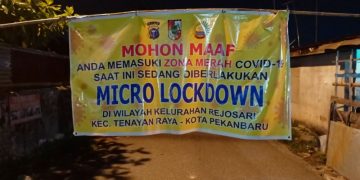 26 Kelurahan di Pekanbaru Masih Zona Merah dan 18 Oranye