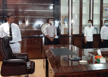 Usai Dilantik Gubernur Riau , Bupati-Wabup Kuansing Langsung Ngantor