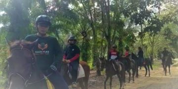 Abi Yudi : Dengan Berkuda, Semoga Riau Berkah, Riau Jaya, Riau Makmur