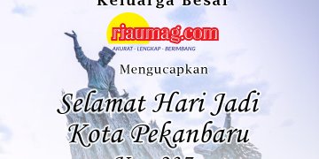 Selamat Hari Jadi Kota Pekanbaru ke 237 tahun