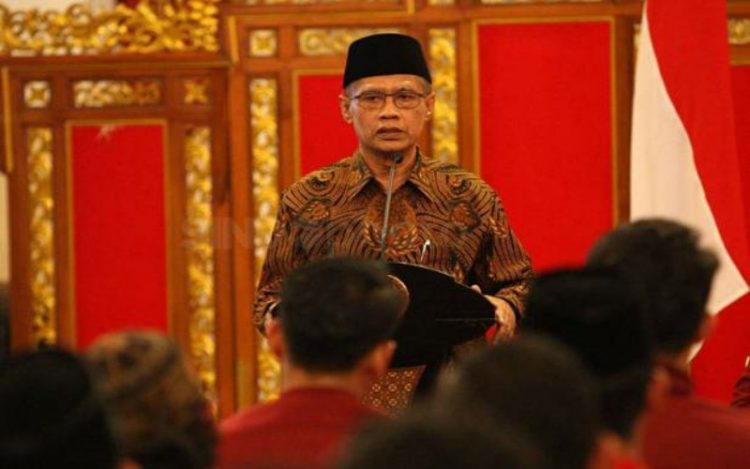 Ketua Umum Pimpinan Pusat Muhammadiyah Profesor DR. KH. Haedar Nashir | foto : istimewa (31/05/2021)