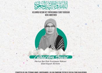 Mertua Wakil Bupati Lima Puluh Kota Tutup Usia Siang tadi