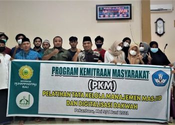 UMRI mengadakan Pelatihan Kemitraan tentang Digitalisasi Dakwah di Masjid Al-Hijrah GTU