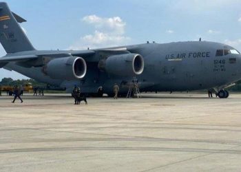 Pesawat Militer Amerika C-17 Globemaster Mendarat di Pekanbaru, Tujuannya ?
