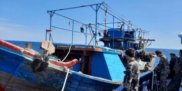 Tangkap Ikan Secara Ilegal di perairan Rohil, 7 Kapal Diamankan KKP