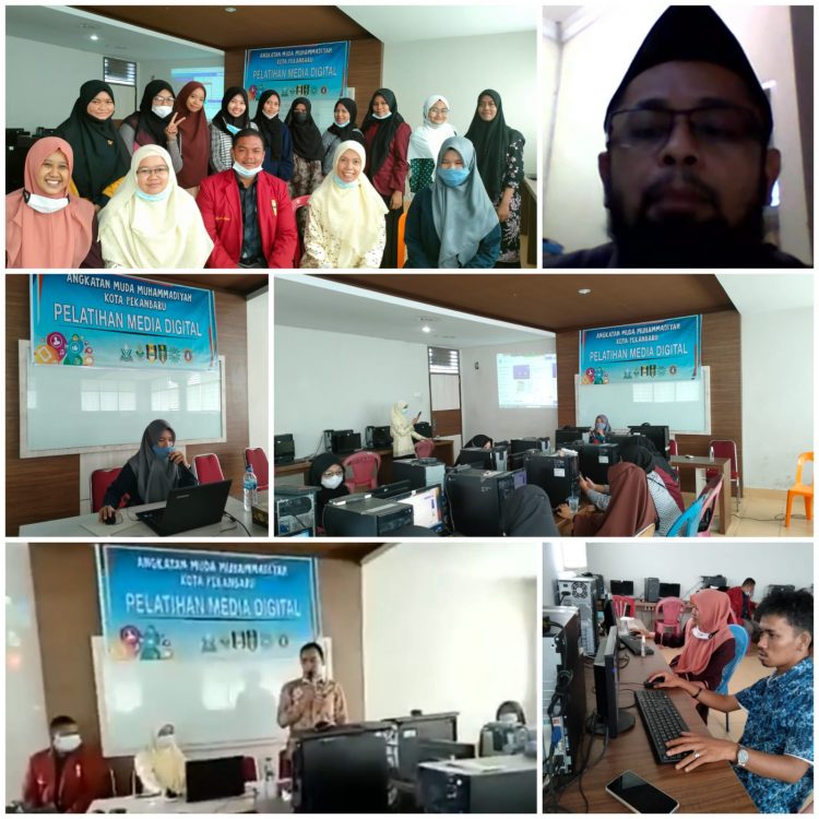Angkatan Muda Muhammadiyah Kota Pekanbaru Taja Pelatihan Digital