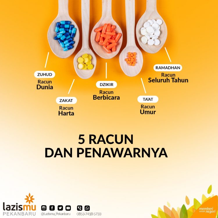 LAZISMU PEKANBARU : 5 Racun dan Penawarnya