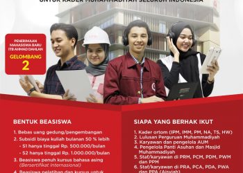 UNDANGAN PROGRAM BEASISWA KADER 2021 – GELOMBANG 2