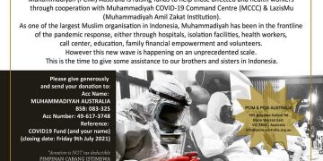 Muhammadiyah Care: HELP THOSE AFFECTED BY COVID-19 PANDEMIC IN INDONESIA