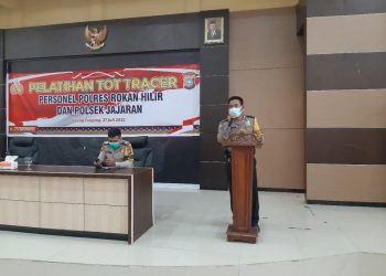 POLRES ROHIL Selenggarakan Pelatihan Tracer