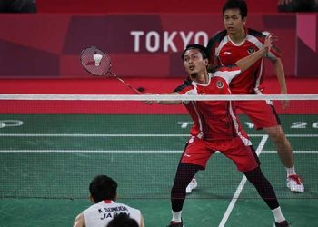 Olimpiade Tokyo: Ahsan / Hendra Tak Goyah Meski Marcus / Kevin Kalah