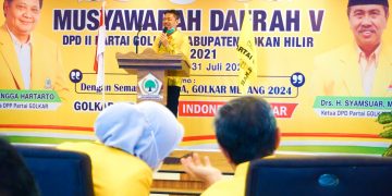 Musda V DPD II Golkar, Afrizal: Pemprov dan Pemda Harus Sejalan