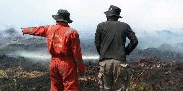 Pantang Pulang Sebelum Padam! Tim Satgas Karhutla Riau Berjibaku Blokade Api