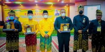 Bupati Rohil Hadiri Pelantikan Pengurus DPD dan DPC LLMB