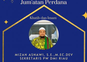Bersama PD DMI Pekanbaru Masjid Nur Arta Jum’atan Perdana