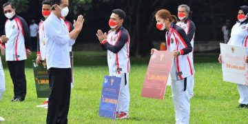 Jokowi : Terima kasih Para Atlet, Pelatih, Ofisial, Pendamping