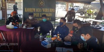 Bersama LAM Riau, Korem 031/Wira Bima Taja Talkshow Bakti Sosial Dapur Lapangan