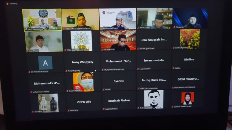 PRIM New South Wales Mengadakan Perdana Kajian Rutin Online