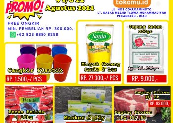 Promo Selama PPKM di tokomu.id