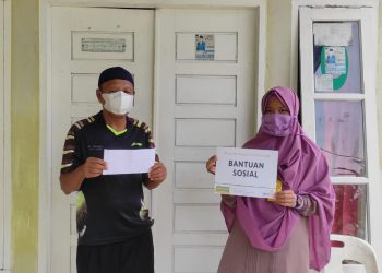 LAZISMU Pekanbaru Bantu Keluarga Positif COVID-19