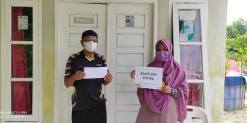 LAZISMU Pekanbaru Bantu Keluarga Positif COVID-19