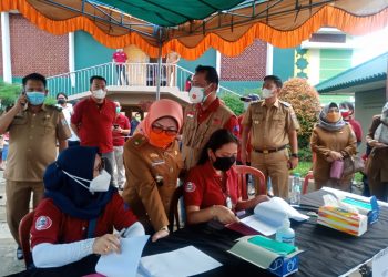 JMSI Sumsel, Paguyuban Sinar Mas dan Keluarga Rimbawa Gelar 1000 Vaksin