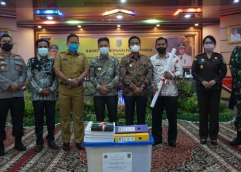 Rakor, Bupati Rohil Kumpulkan Seluruh Perusahaan Bahas PAD dan Penanganan COVID-19