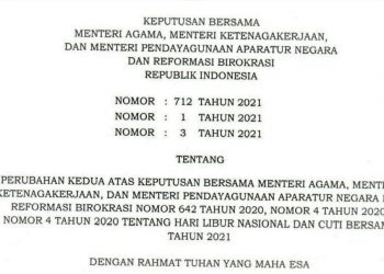 Update Hari Libur Nasional 2021: Libur Tahun Baru Islam 11 Agustus 2021