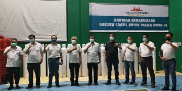 Walikota Apresiasi Relawan Peduli COVID-19 Pinjamkan Tabung Oksigen Gratis