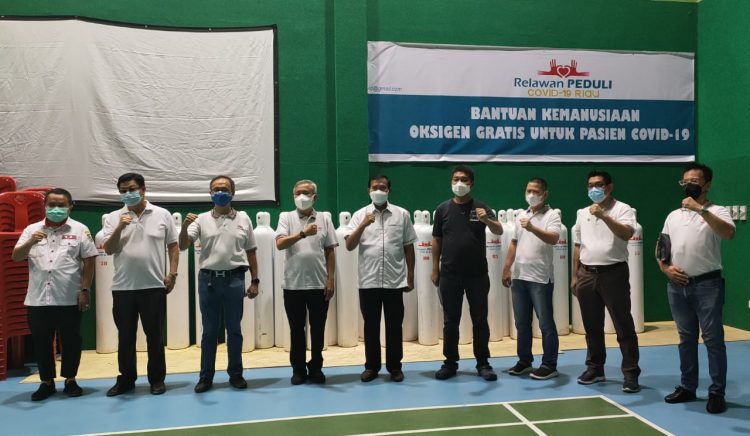 Walikota Apresiasi Relawan Peduli COVID-19 Pinjamkan Tabung Oksigen Gratis