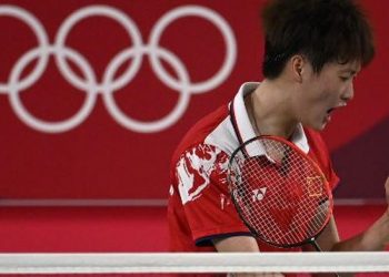 Chen Yufei meraih emas di Olimpiade Tokyo 2020 (Foto: AFP/ALEXANDER NEMENOV)