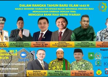 Tahun Baru Islam DMI Riau Taja Webinar Konversi BRK Syariah