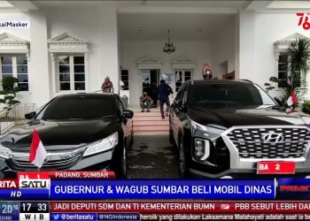 Gubernur Sumbar Mahyeldi dan Wakilnya Beli Mobil Dinas Baru Seharga Rp 2 Miliar di Tengah Pandemi