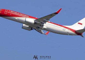 Diam-diam Pesawat Kepresidenan Jokowi Dicat Merah Putih